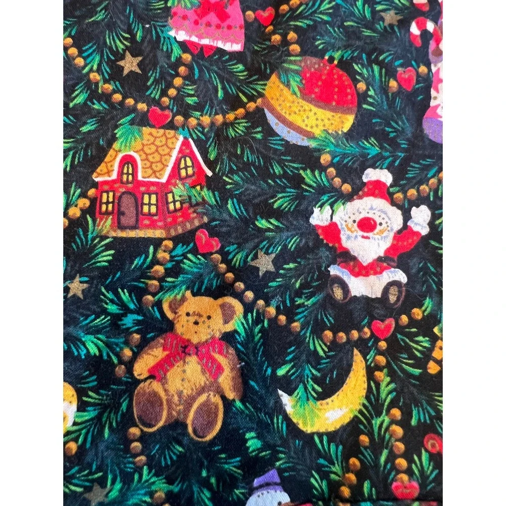 Womens Christmas Vest Holiday Novelty Print Santa Snowman Gingerbread‎ House